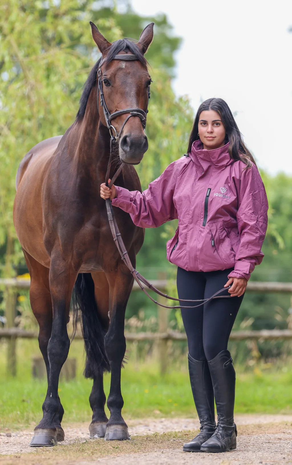 EQUIDRY Shortie | Stowaway Hood|Thin fleece or cool mesh ( MAC ) lining