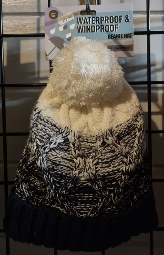 Waterproof and windproof beanie hat