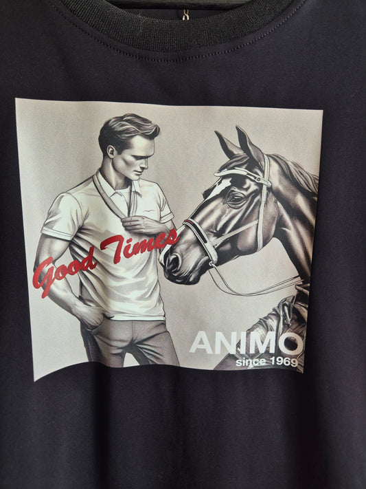 Animo Italia - Elvio Mens Jumper, Black