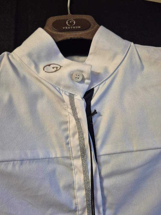 Vestrum Ladies Long Sleeve White Competition Shirt