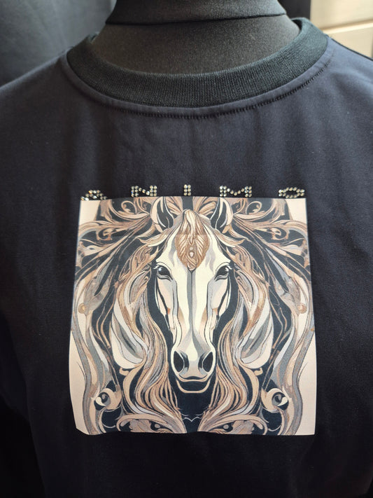 Animo Italia - Lacrew Long Sleeve Jumper Black