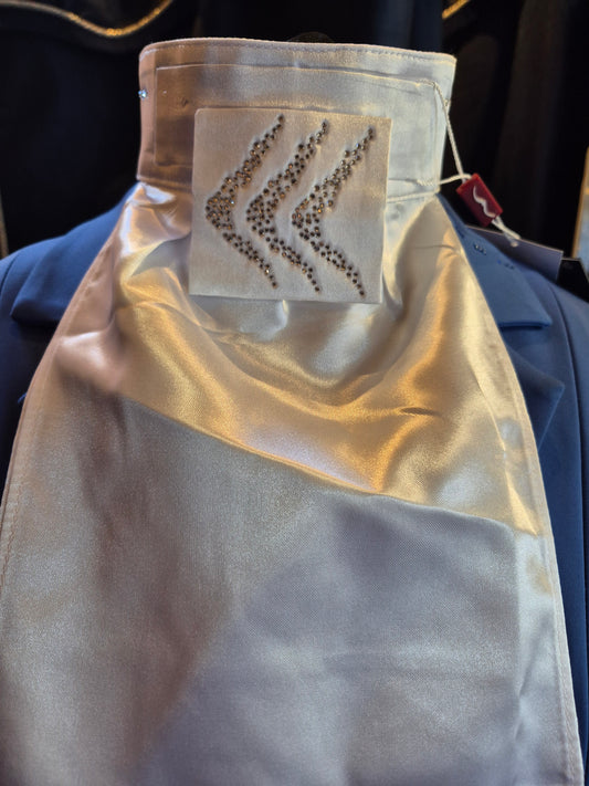 Animo Italia - Xtory Stock Tie, White and Crystal