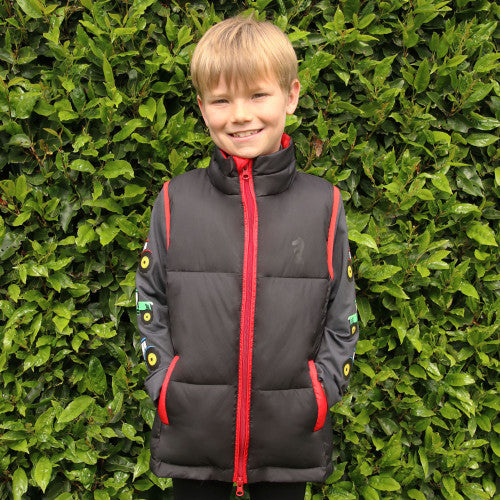 Tractor Collection Padded Gilet by Little Knight