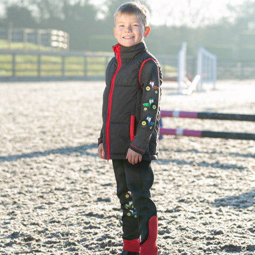 Tractor Collection Padded Gilet by Little Knight