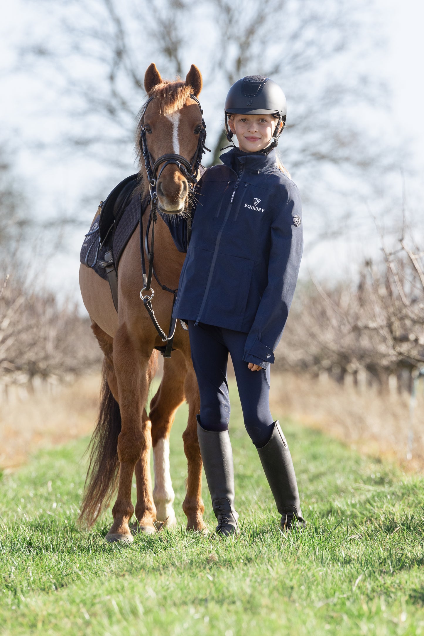 EQUIDRY Shortie children’s| Stowaway Hood|Thin fleece or cool mesh ( MAC ) lining