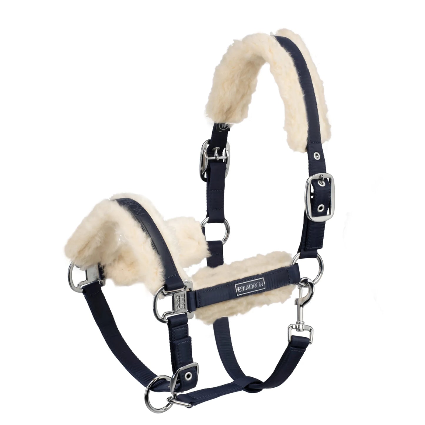 Eskadron Classic Sports Matt Gloss Evo-Wool Headcollar Navy