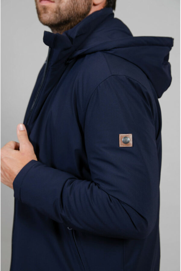 Harcour Robertol Mens Parka -Navy