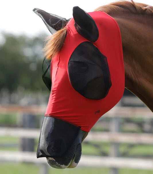 Premier Equine Comfort Tech Lycra Fly Mask Xtra