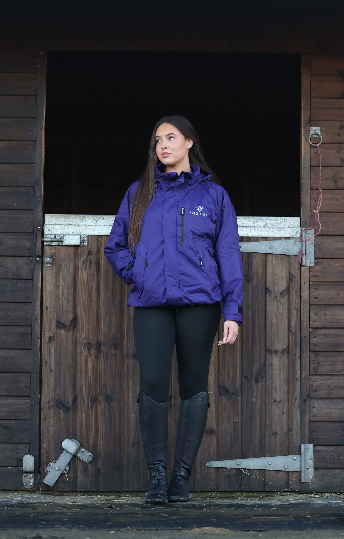 EQUIDRY Shortie | Stowaway Hood|Thin fleece or cool mesh ( MAC ) lining