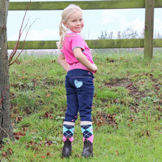 I Love My Pony Collection Denim Pull on Breeches by Little Rider