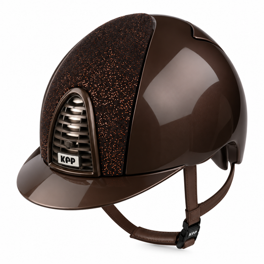 KEP Cromo 2.0 Polish Brown with brown Glitter Front Panel – Medium Shell