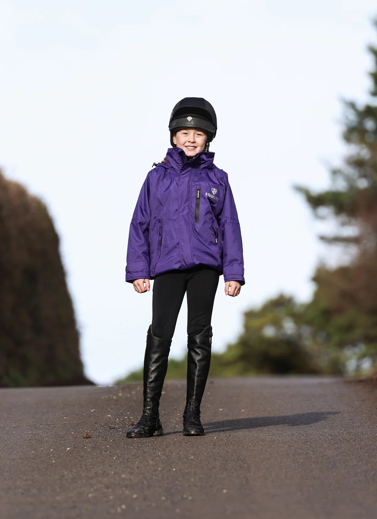 EQUIDRY Shortie | Stowaway Hood|Thin fleece or cool mesh ( MAC ) lining