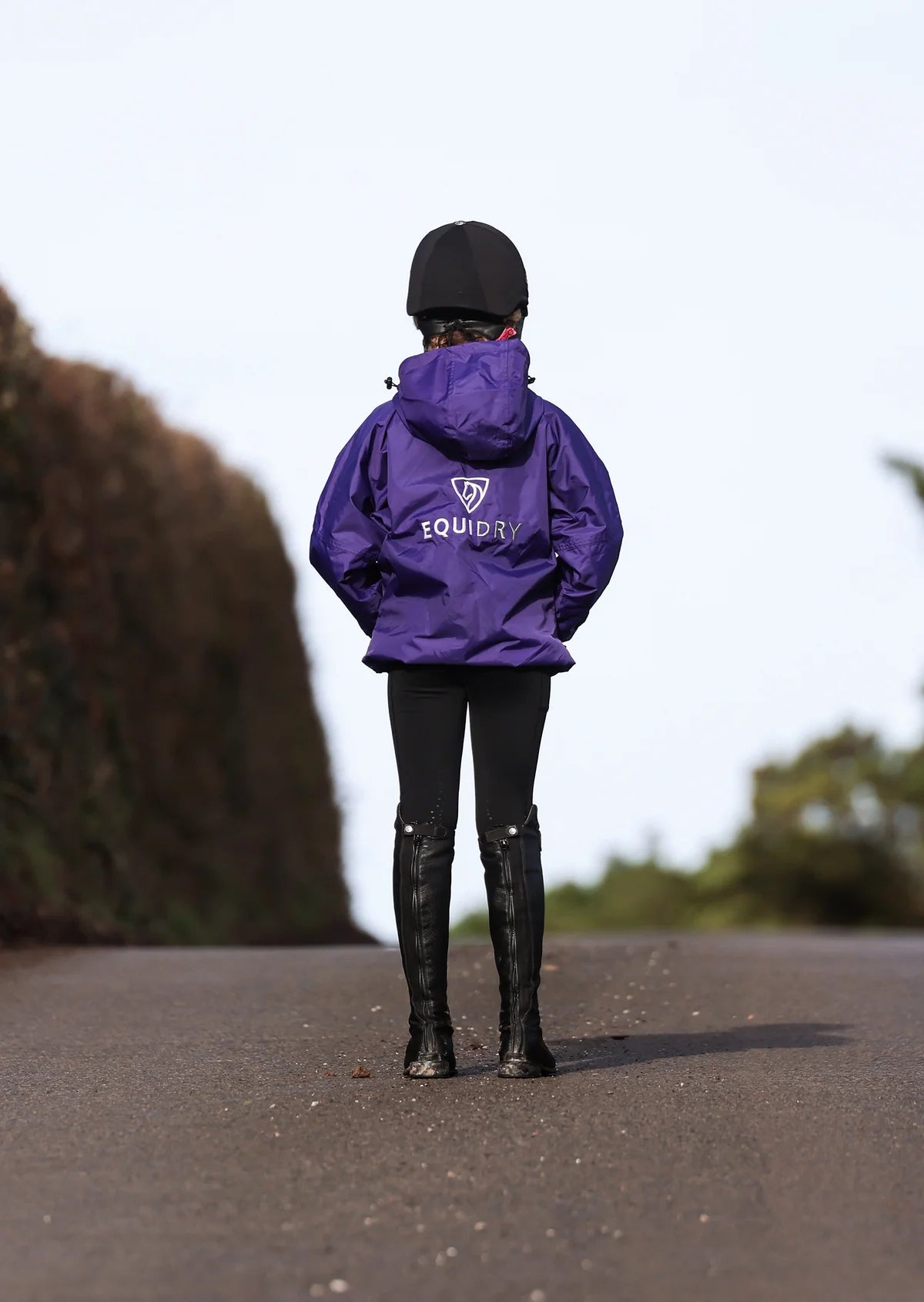 EQUIDRY Shortie | Stowaway Hood|Thin fleece or cool mesh ( MAC ) lining