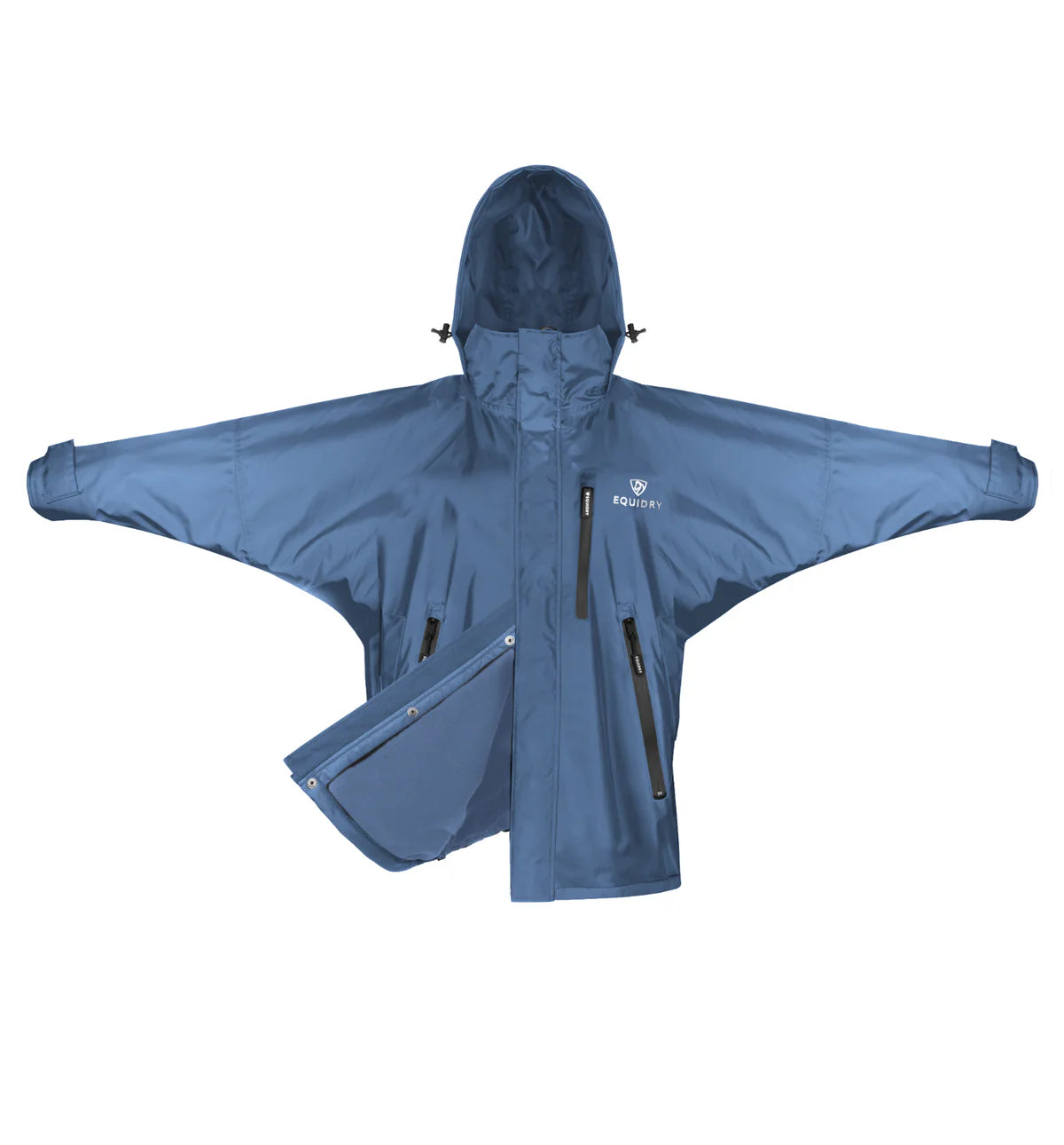 EQUIDRY Shortie | Stowaway Hood|Thin fleece or cool mesh ( MAC ) lining