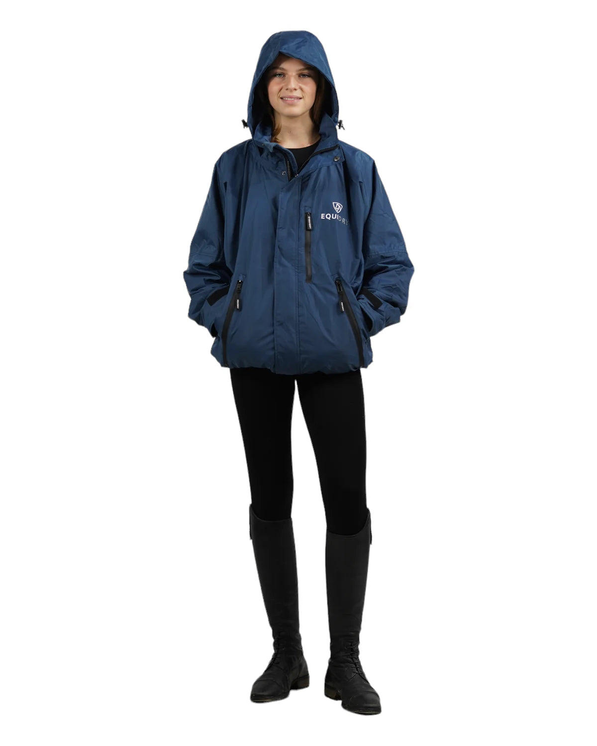 EQUIDRY Shortie | Stowaway Hood|Thin fleece or cool mesh ( MAC ) lining