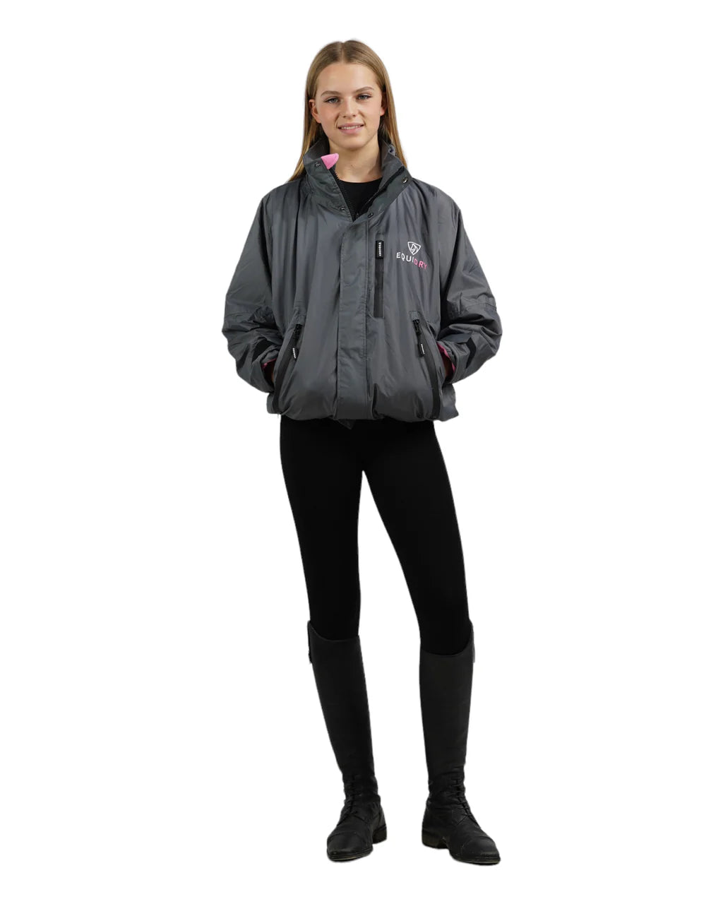 EQUIDRY Shortie | Stowaway Hood|Thin fleece or cool mesh ( MAC ) lining