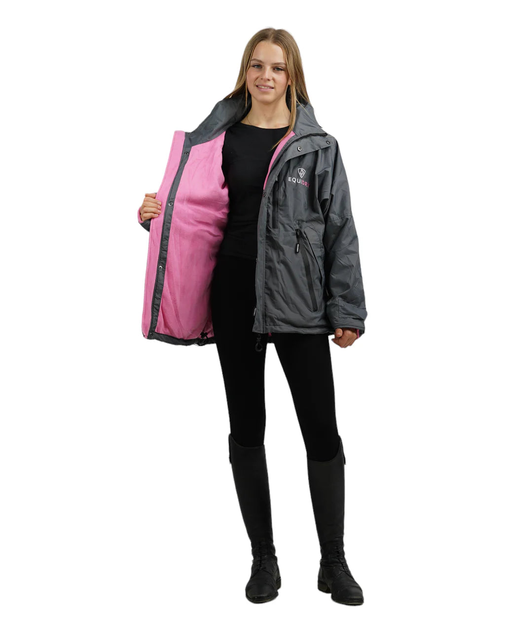 EQUIDRY Shortie | Stowaway Hood|Thin fleece or cool mesh ( MAC ) lining