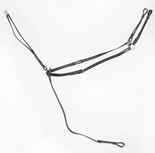 Cameo Equine Leather Hunting Breastplate