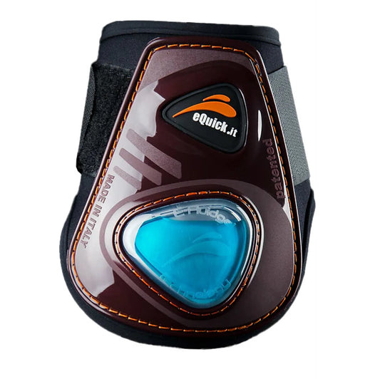 eQuick eShock Velcro Rear Fetlock Boots