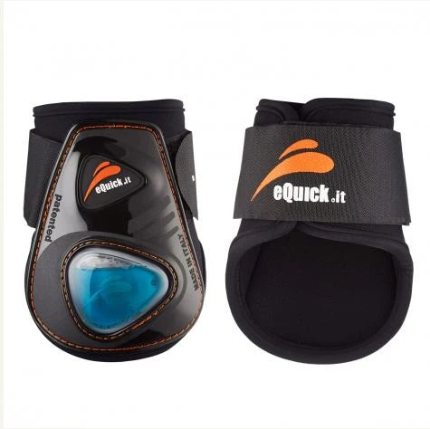eQuick eShock Velcro Rear Fetlock Boots