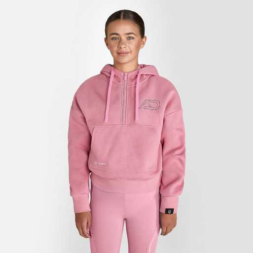 Aztec Diamond Young Rider Half Zip Hoodie - Pink