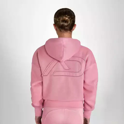 Aztec Diamond Young Rider Half Zip Hoodie - Pink