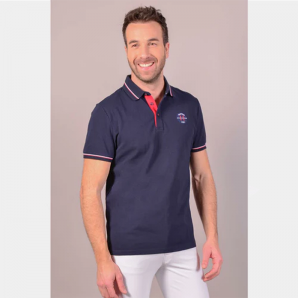 Harcour Poker Mens Polo - Navy