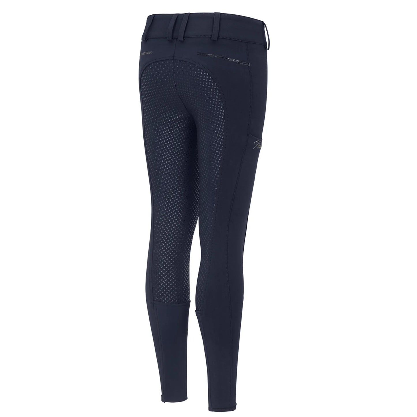 Pikeur Xenia Full Grip Junior Girls Breeches - Nightblue