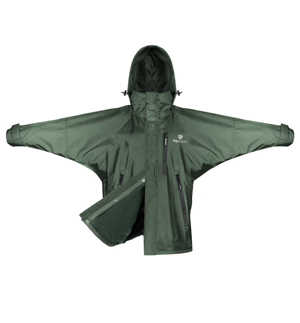 EQUIDRY Shortie | Stowaway Hood|Thin fleece or cool mesh ( MAC ) lining