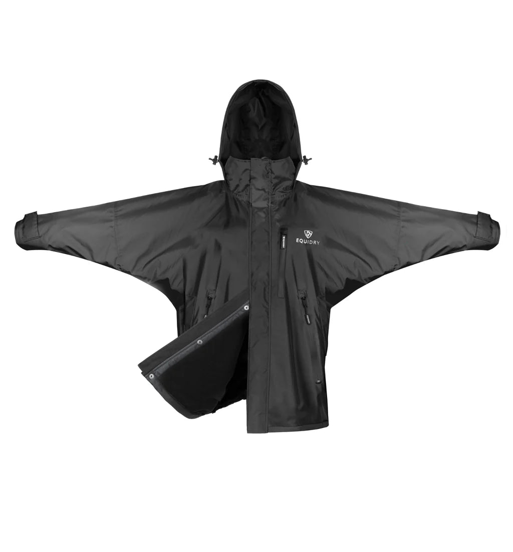 EQUIDRY Shortie | Stowaway Hood|Thin fleece or cool mesh ( MAC ) lining