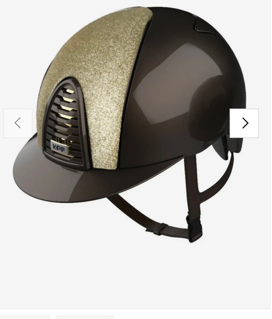 KEP Cromo 2.0 Polish Brown with Gold Glitter Front Panel – Medium Shell
