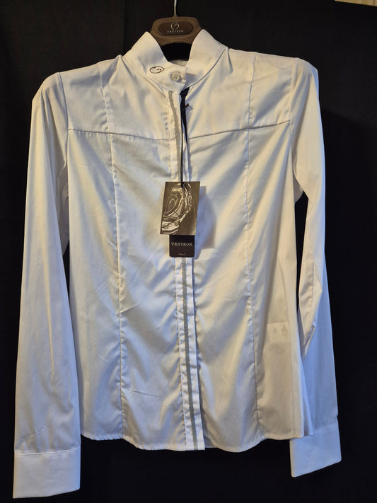 Vestrum Ladies Long Sleeve White Competition Shirt