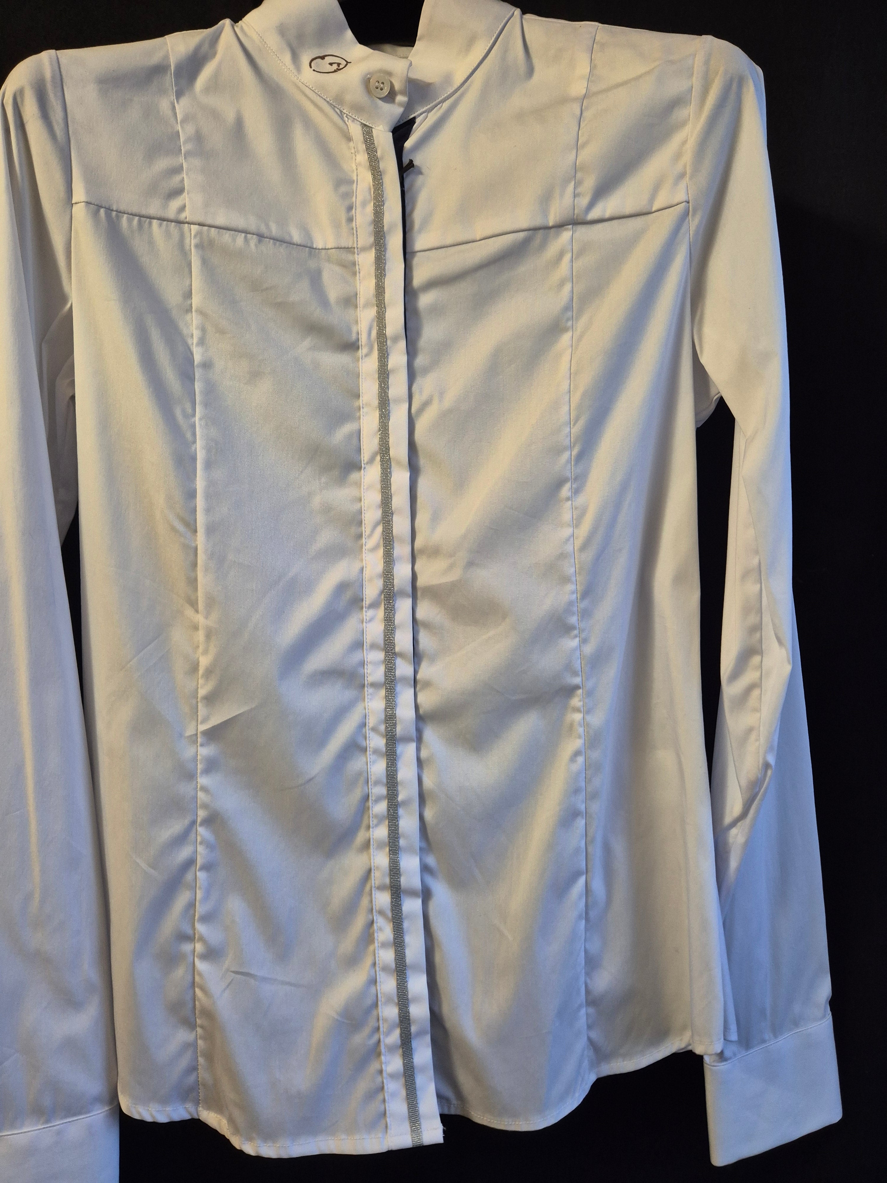 Vestrum Ladies Long Sleeve White Competition Shirt