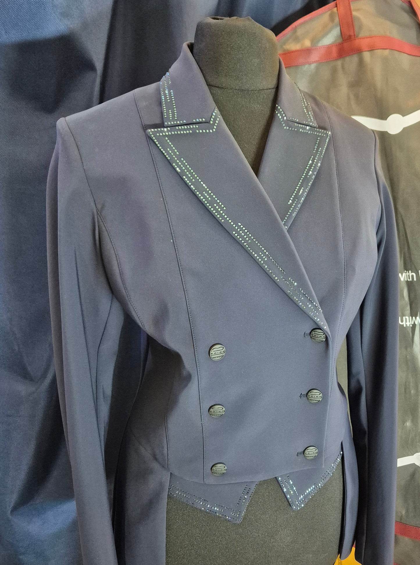 Animo Italia - Leonora Ladies Dressage Competition Jacket - Blu Navy