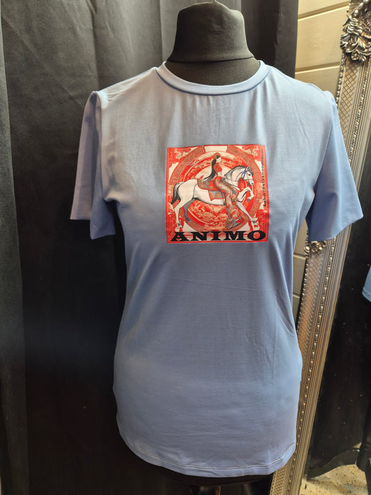 Animo Italia - Frontera Short Sleeve Top Sky Blue