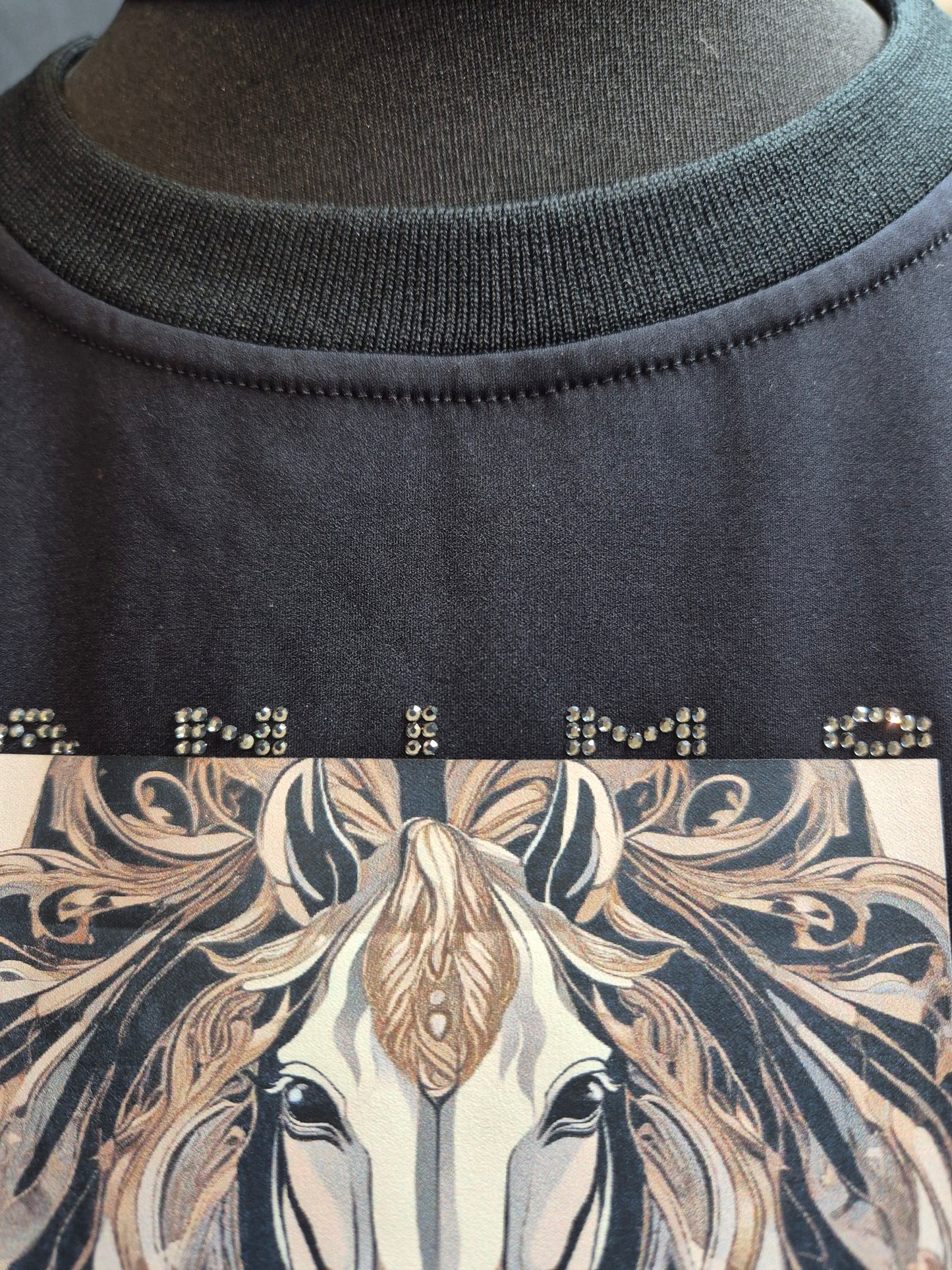 Animo Italia - Lacrew Long Sleeve Jumper Black
