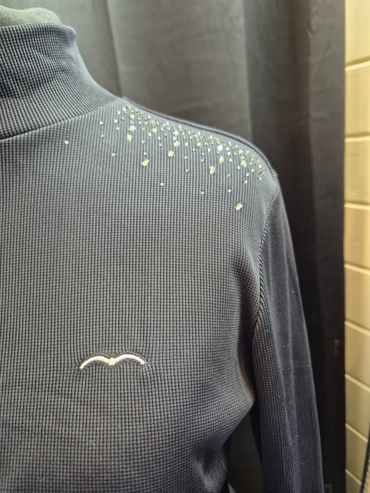 Animo Italia - Dublin Long Sleeve Polo Top Black