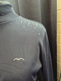 Animo Italia - Dublin Long Sleeve Polo Top Black