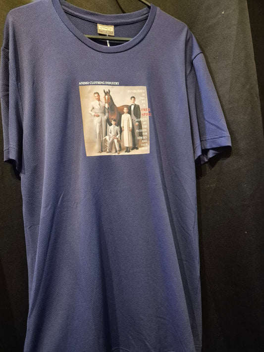 Animo Italia - Cardiff Short Sleeve Top, Navy