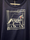 Animo Italia - Corona Mens Long Sleeve Top, Navy
