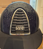 KEP Cromo 2.0 Blue Matt with Crystal Logo, Chrome grill and velvet Swarovski front panel - Medium Shell
