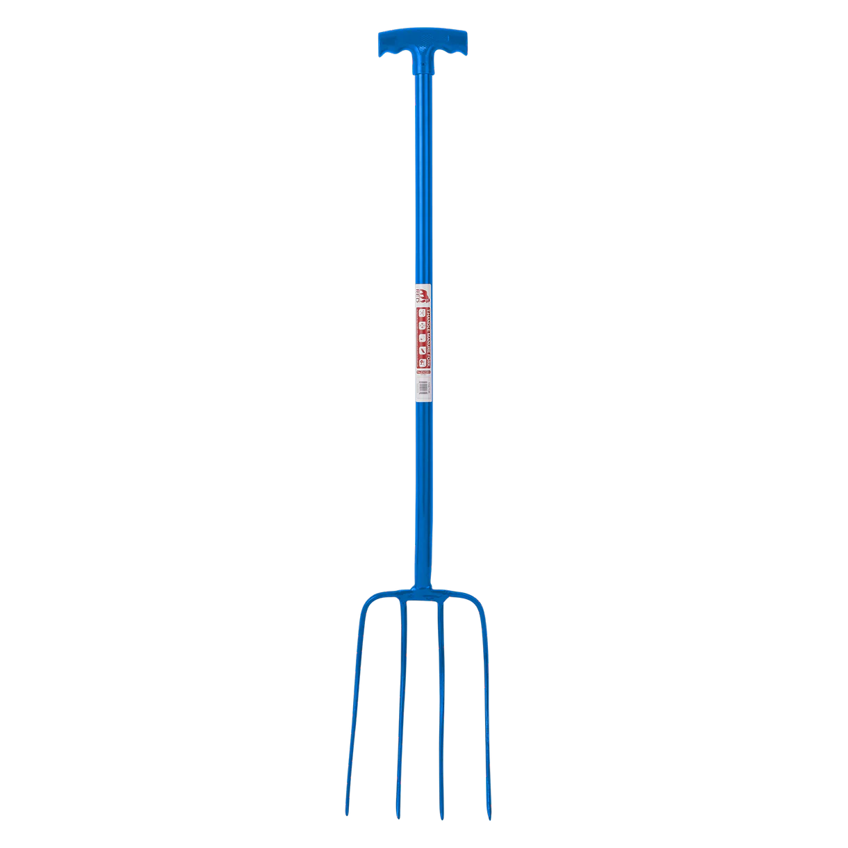 Red Gorilla 4 Prong Manure Fork with T Handle