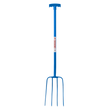 Red Gorilla 4 Prong Manure Fork with T Handle