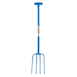 Red Gorilla 4 Prong Manure Fork with T Handle