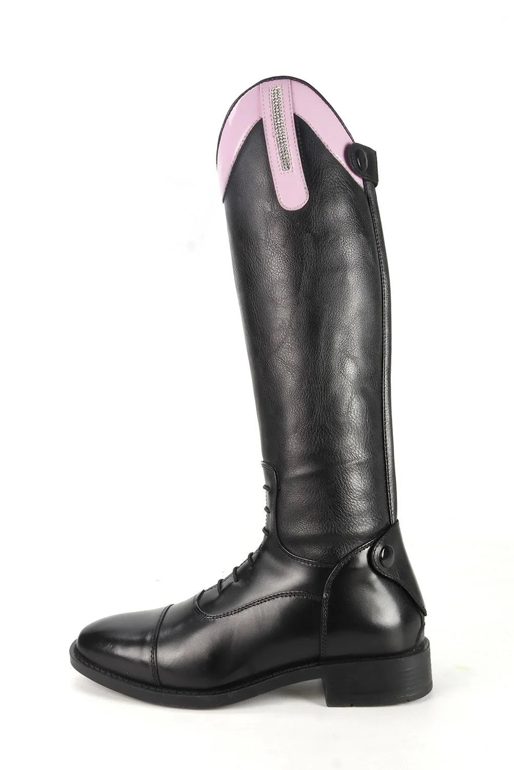 Brogini Como Piccino Patent Top Childrens Long Boots