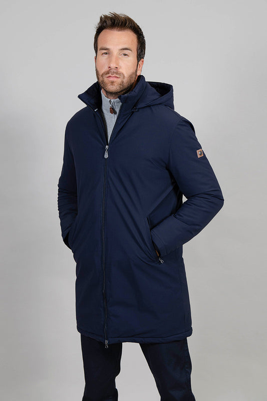 Harcour Robertol Mens Parka -Navy