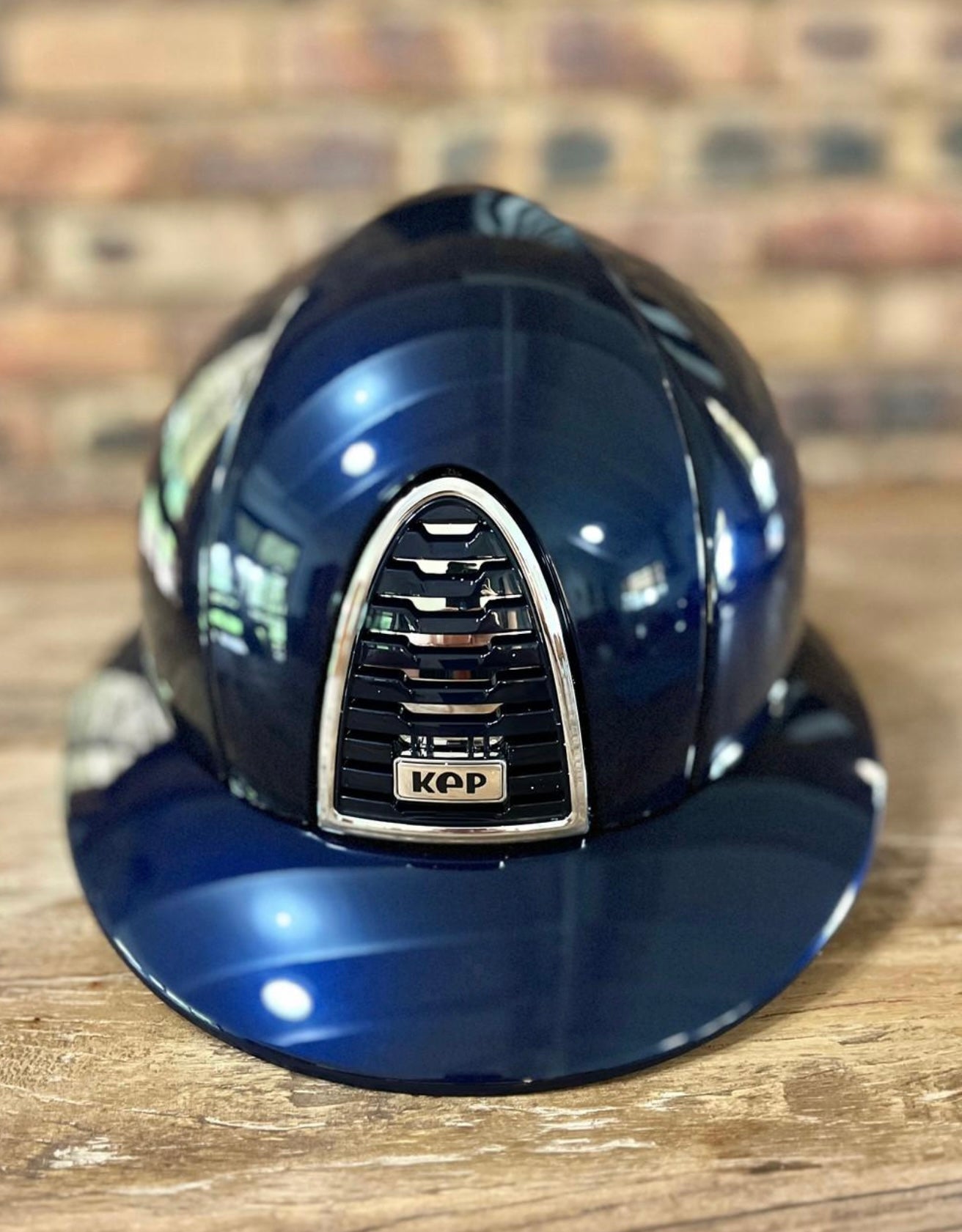 KEP Italia Cromo 2.0 Polo Visor / Peak – navy blue polish