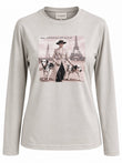 Animo - Floris Long Sleeve Top Light Grey