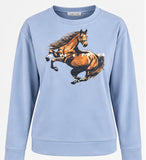 Animo Lerica Ladies Sweatshirt – Sky Blue