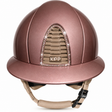 KEP Cromo 2.0 Diamond Pink Polo Riding Hat with Swarovski Crystal Detailing - medium shell